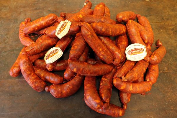 Ristra de 6 Chorizos Frescos Picantes